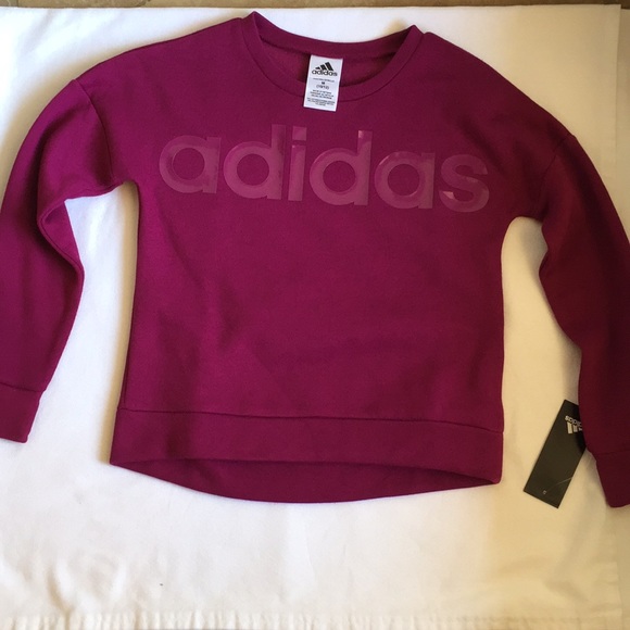 Adidas Sweatshirt Girls Size Medium - Picture 1 of 4